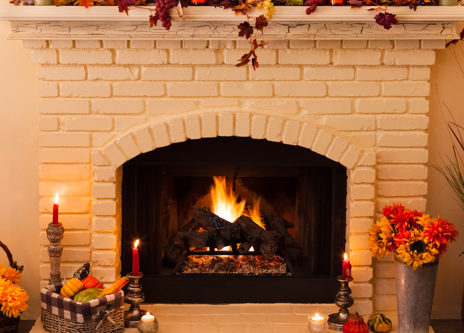 Thanksgiving Glow: Setting Your Fireplace Ablaze with Festive Decor!
